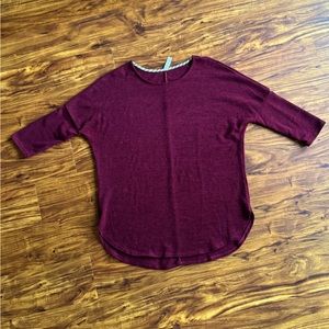 Honeyme Sweater - Burgundy - Size Large